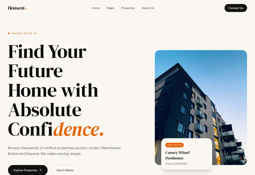 Housent Website