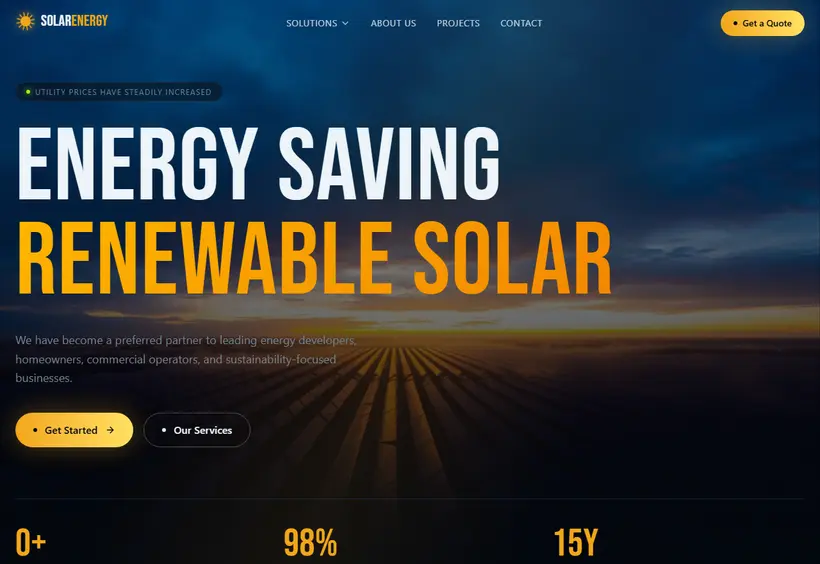 Solar Energy Website